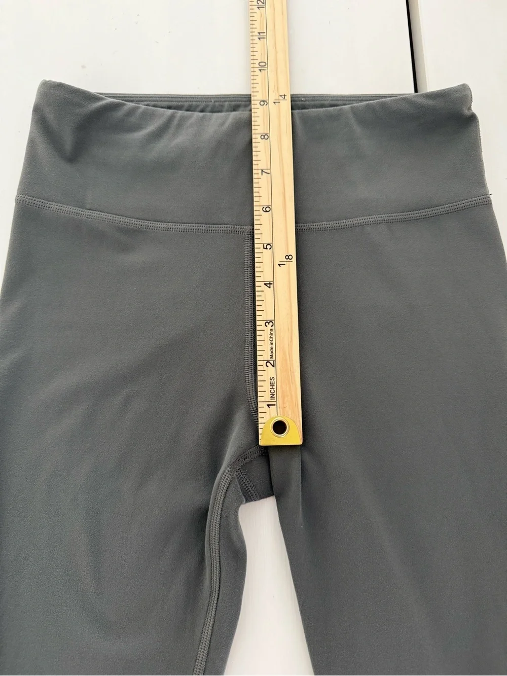 Athleta Girl High Rise Powervita Chit Chat Leggings Gray XL 14